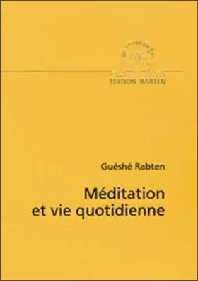 Couverture du produit · Méditation et vie quotidienne