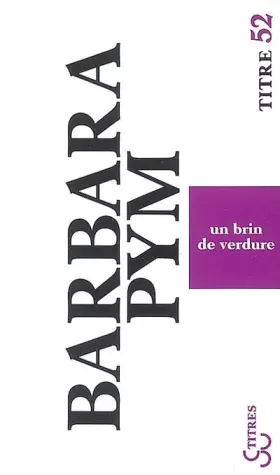 Couverture du produit · Un brin de verdure