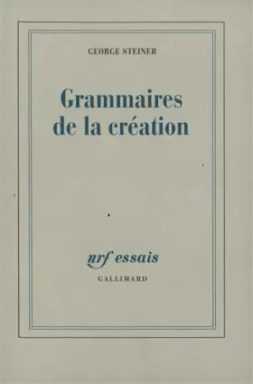 Couverture du produit · Grammaires de la création