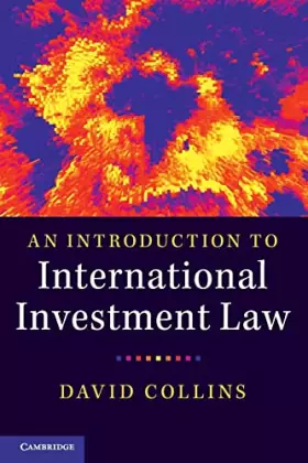 Couverture du produit · An Introduction to International Investment Law
