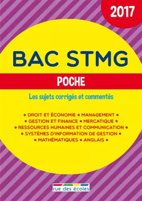Couverture du produit · Bac STMG Poche - 2017