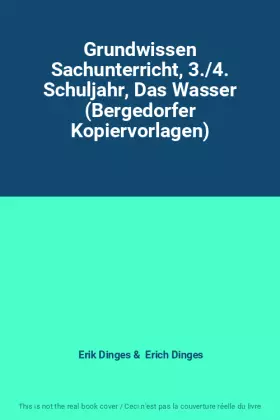 Couverture du produit · Grundwissen Sachunterricht, 3./4. Schuljahr, Das Wasser (Bergedorfer Kopiervorlagen)