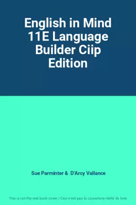 Couverture du produit · English in Mind 11E Language Builder Ciip Edition