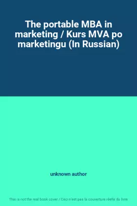 Couverture du produit · The portable MBA in marketing / Kurs MVA po marketingu (In Russian)