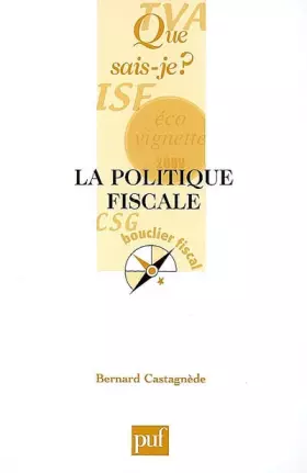 Couverture du produit · La politique fiscale