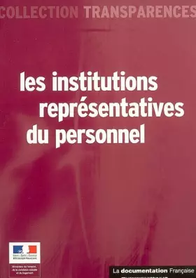 Couverture du produit · Les institutions représentatives du personnel