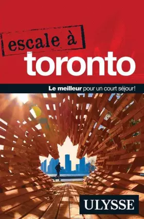 Couverture du produit · Escale à Toronto