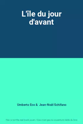 Couverture du produit · L'île du jour d'avant