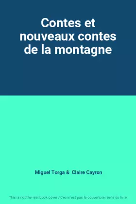 Couverture du produit · Contes et nouveaux contes de la montagne