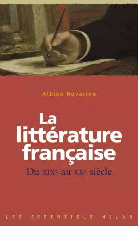 Couverture du produit · Littérature française XIXè au XXéme siècle