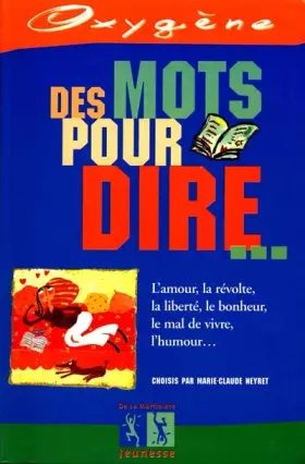 Couverture du produit · Des mots pour dire