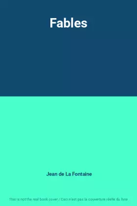 Couverture du produit · Fables