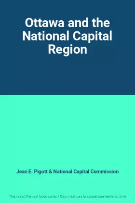 Couverture du produit · Ottawa and the National Capital Region