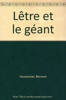 Couverture du produit · L'être et le géant