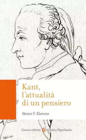 Couverture du produit · Kant, l'attualità di un pensiero