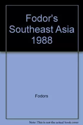 Couverture du produit · Fodors-S.e.asia '88