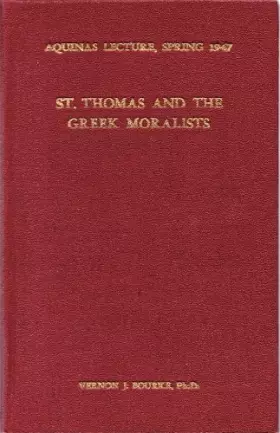 Couverture du produit · St. Thomas and the Greek Moralists