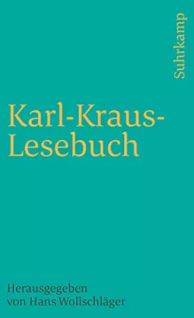 Couverture du produit · suhrkamp taschenbuch: Karl-Kraus-Lesebuch