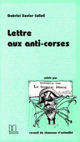 Couverture du produit · Lettre aux anti-Corse