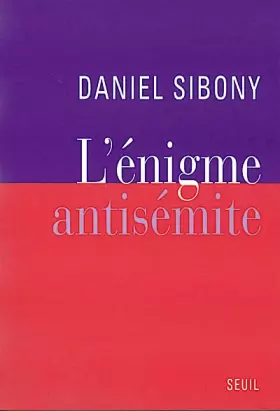 Couverture du produit · L'énigme antisémite