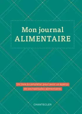 Couverture du produit · Mon journal alimentaire