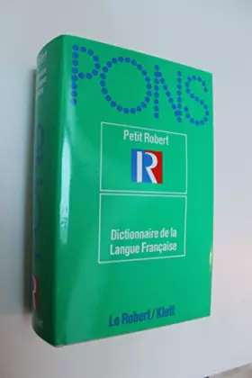 Couverture du produit · PONS le Petit Robert I. (7390 530)