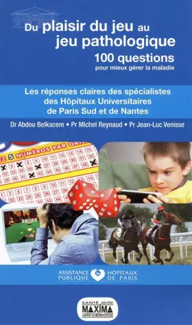 Couverture du produit · Du plaisir du jeu au jeu pathologique