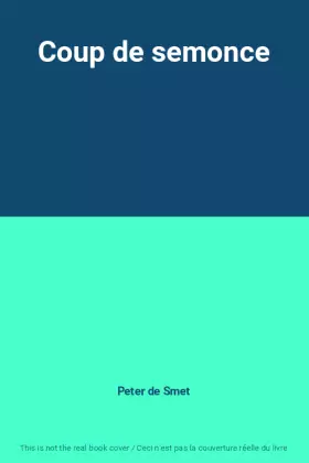 Couverture du produit · Coup de semonce