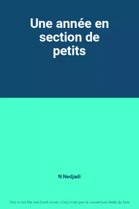 Couverture du produit · Une année en section de petits
