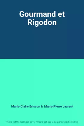 Couverture du produit · Gourmand et Rigodon