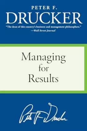 Couverture du produit · managing for results