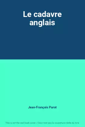 Couverture du produit · Le cadavre anglais