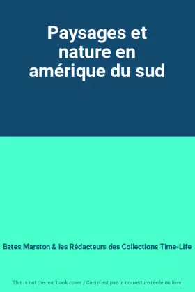 Couverture du produit · Paysages et nature en amérique du sud
