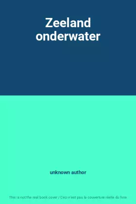 Couverture du produit · Zeeland onderwater