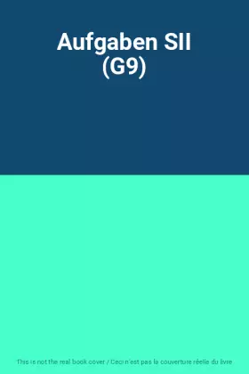 Couverture du produit · Aufgaben SII (G9)