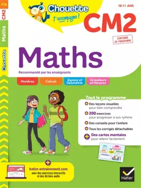 Couverture du produit · Chouette - Maths CM2: cahier d'entraînement recommandé par les enseignants