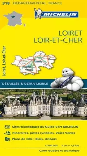 Couverture du produit · Carte Loiret, Loir-et-Cher Michelin
