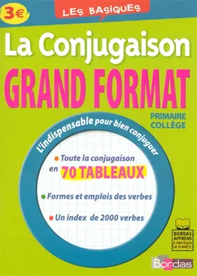 Couverture du produit · LES BASIQUES - LA CONJUGAISON GD FORMAT - (Ancienne édition)