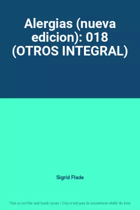 Couverture du produit · Alergias (nueva edicion): 018 (OTROS INTEGRAL)