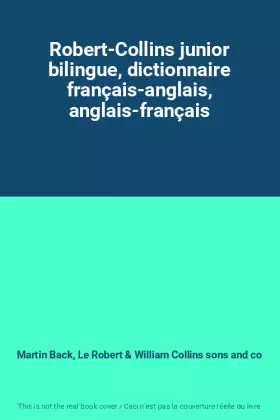 Couverture du produit · Robert-Collins junior bilingue, dictionnaire français-anglais, anglais-français
