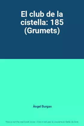 Couverture du produit · El club de la cistella: 185 (Grumets)