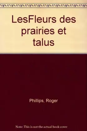 Couverture du produit · LesFleurs des prairies et talus