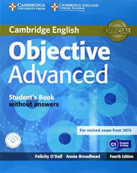 Couverture du produit · Objective Advanced Student's Book without Answers with CD-ROM