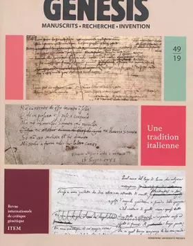 Couverture du produit · Genesis 49: Une tradition italienne