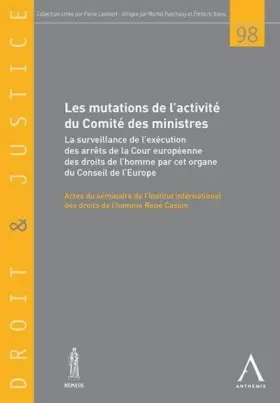 Couverture du produit · LES MUTATIONS DE L'ACTIVITÉ DU COMITÉ DES MINISTRES
