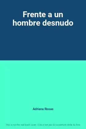 Couverture du produit · Frente a un hombre desnudo
