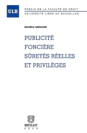 Couverture du produit · Publicité foncière sûretés réelles et privilèges