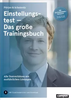 Couverture du produit · Einstellungstest - Das große Trainingsbuch: Alle Testverfahren mit ausführlichen Lösungen