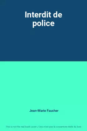 Couverture du produit · Interdit de police