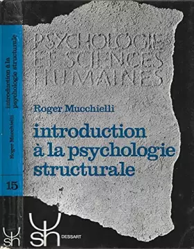 Couverture du produit · Introduction à la psychologie structurale